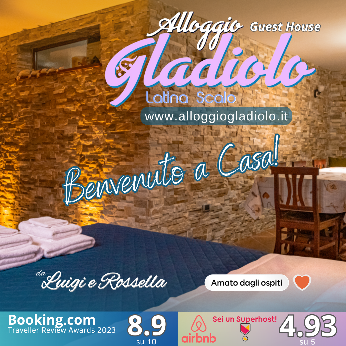 Alloggio Gladiolo Guest House - Latina Scalo - copertina - gennaio 2024