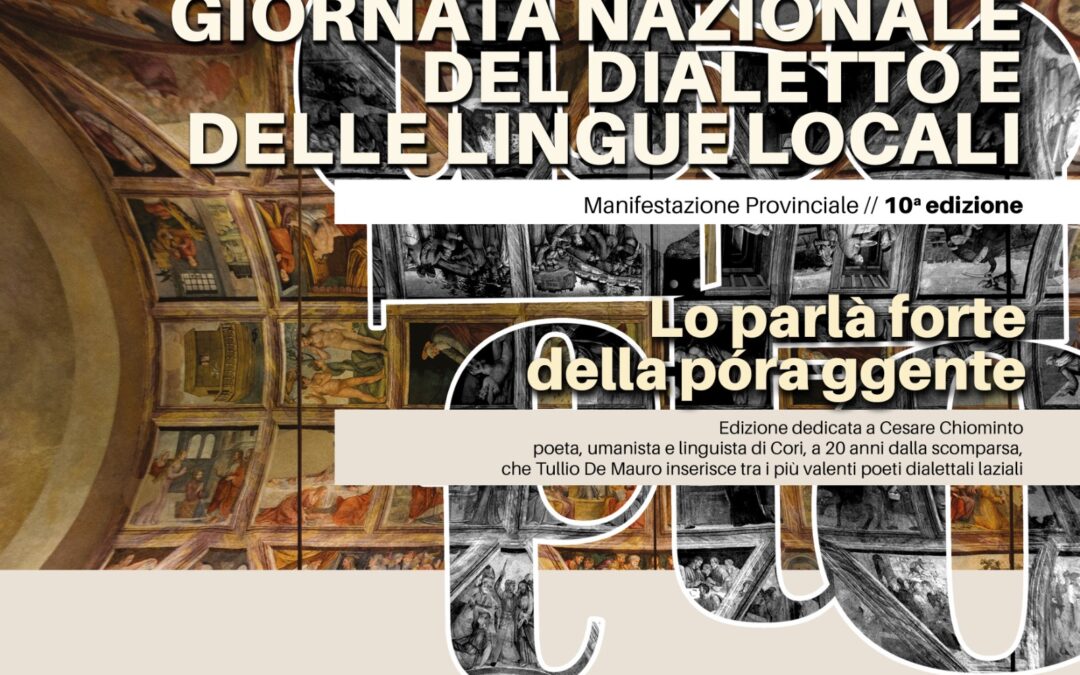CORI: Giornata Nazionale Del Dialetto Delle Lingue Locali | compagniadeilepini.it