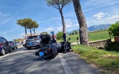Incidente stradale su Via Epitaffio, motociclista ferito | Radioluna