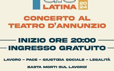 Maltempo, il concerto del 1 maggio di Latina si sposta al teatro D’Annunzio | Latinaoggi.eu